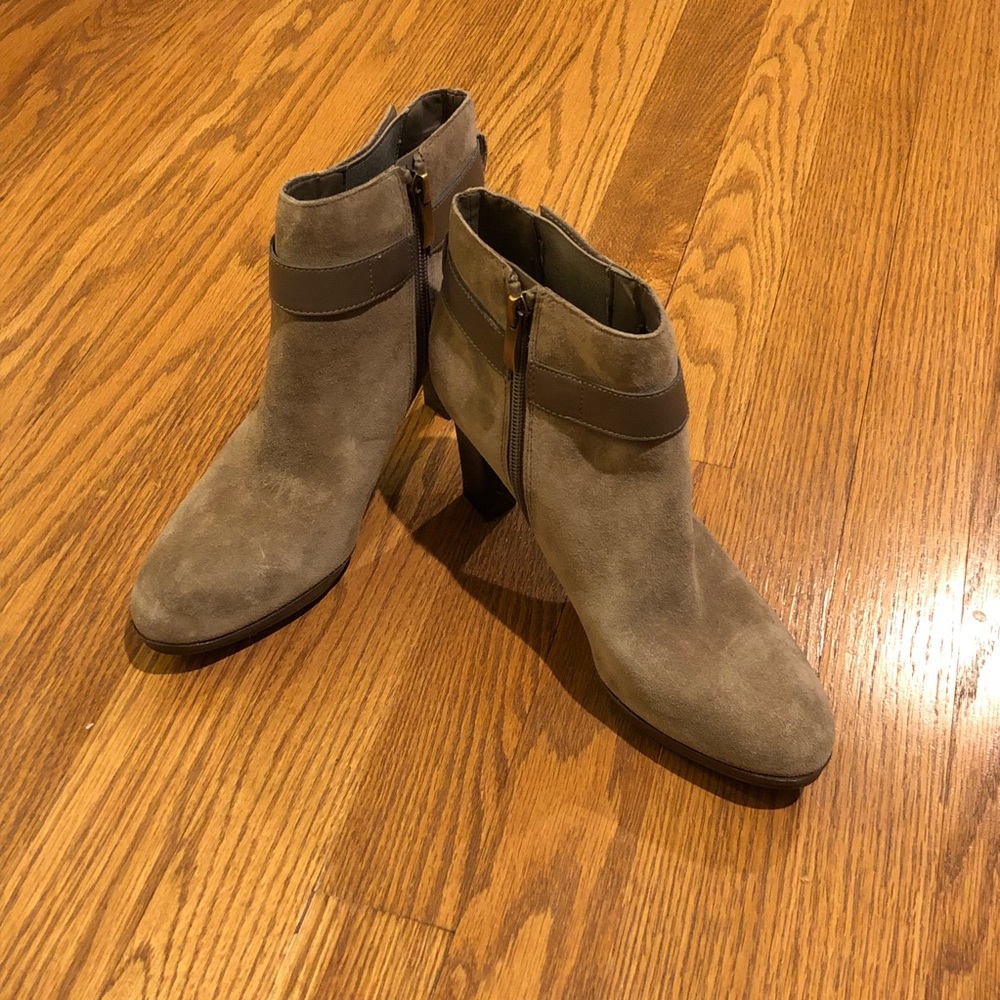 Franco Sarto Suede Bootie